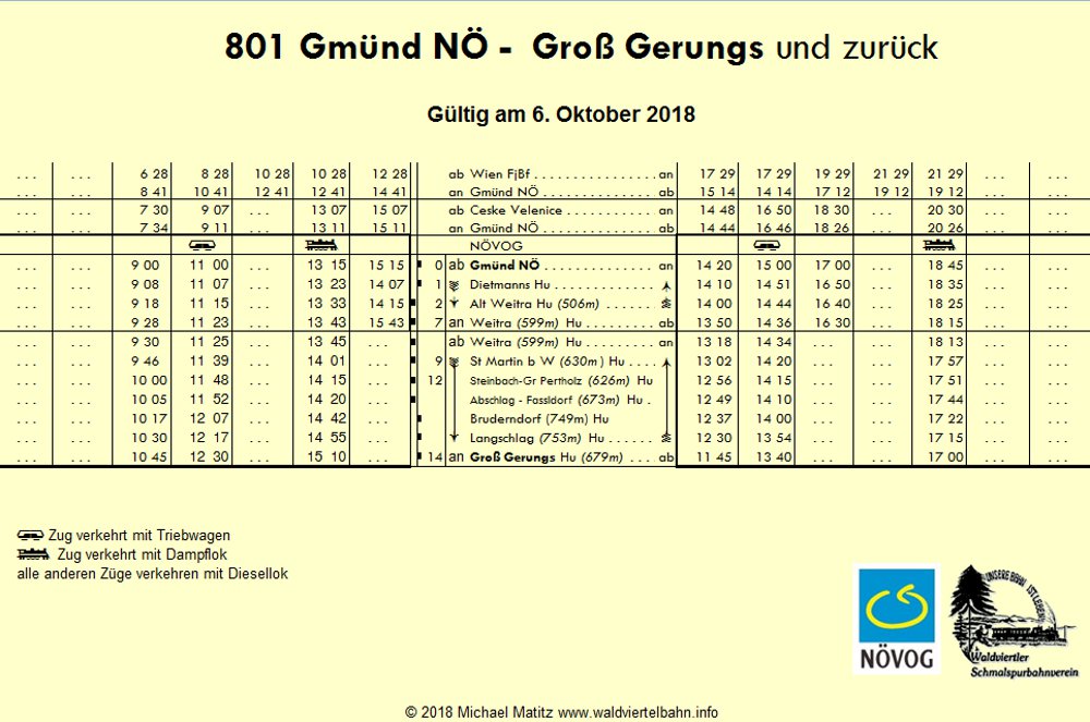 Fahrplan Schmalspur Expo