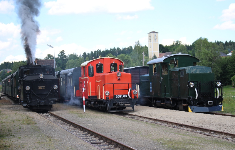 Zugparade in Alt Nagelberg